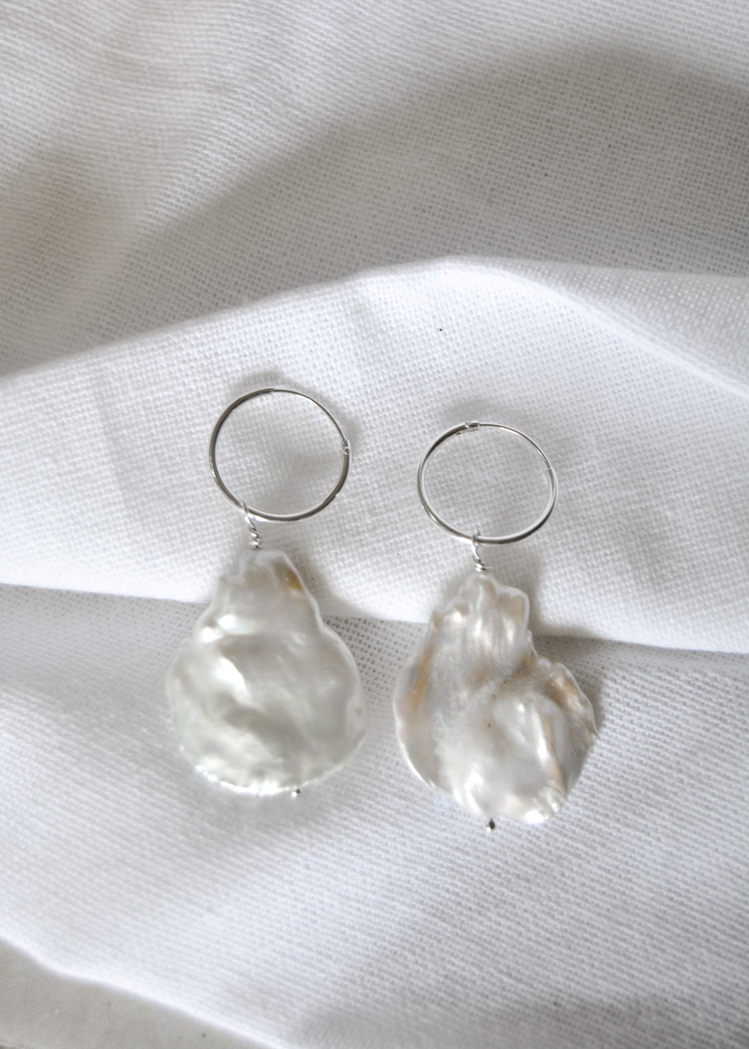 the AVA earrings with hoop