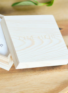 wooden GIFT box