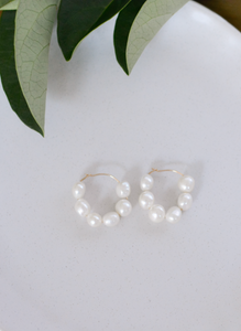 the NINA earrings - small hoop