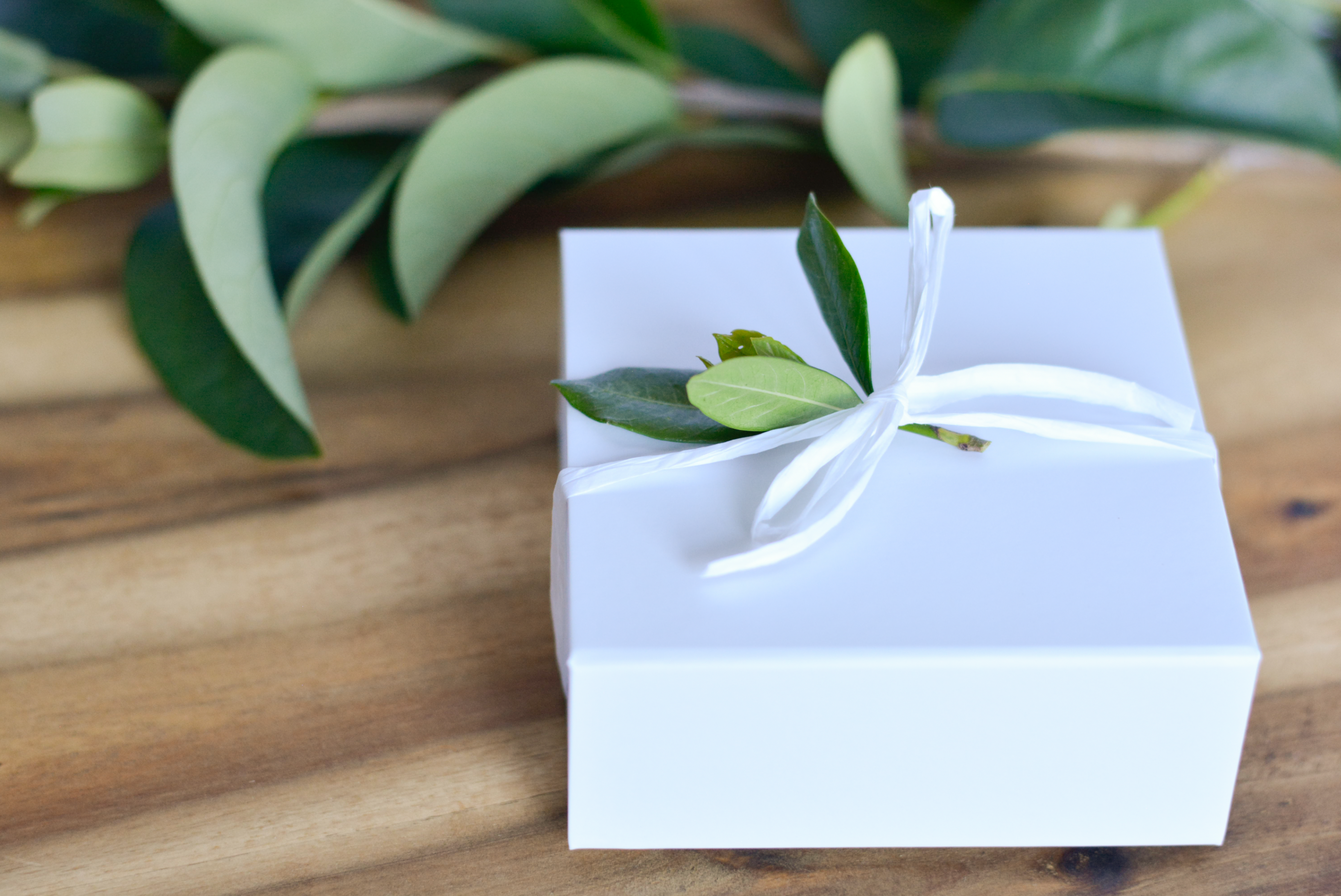 white GIFT box